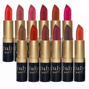 (6 Pcs ) Julystar Matte Lipstick Set - Image 3