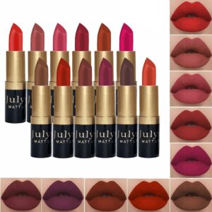 (6 Pcs ) Julystar Matte Lipstick Set - Image 4