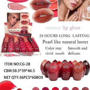 ( Pack of 6) Crazy Girl 24 Hours High Pigment Lipgloss, - Image 1