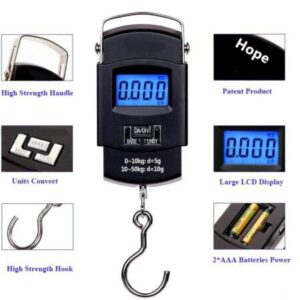 Portable electronic scale WH-A08 Mini scale | Digital Hand weight Scale - Image 4