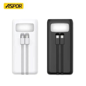 Aspor A350 50,000mAh - Fast Charging with Built-in Flashlight Power Bank for mobile and laptops  (Random color) - Image 5