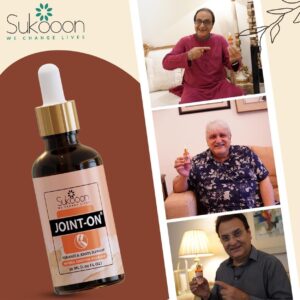 Sukoon Joint On Essential Oil Blend For Pain In Joints, Back Pain, Arthritis Pain, Knee Pain, Tennis Elbow, Strains And Sprains - 30ml - Image 4
