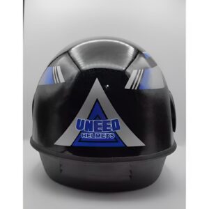 Uneed Bike Helmet unbreakable - Black - Transparent Visor - Motorcycle Helmet - Motorbike Helmet - Image 2