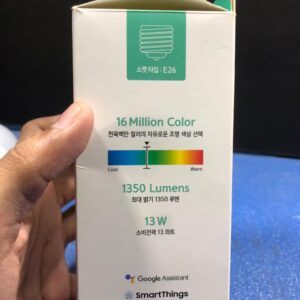 Color Changing Smart WIFI RGB led bulb, Dim-able and Color changing - Voice Controlled, 13watt - 220V LED Smart RGB Bulb, 16 Million colors + White - Image 4