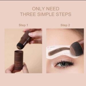 3 in 1 Eye brow Deal eyebrow stamp, Eye brow pencil, eyebrow razor tinkle - Image 5