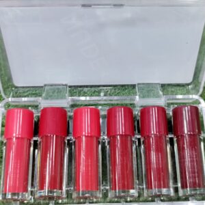 Pack of 6 Nude Matte High Pigment Lipgloss - Image 1