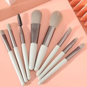 8 Pieces Cute Mini Brushes Pack  (random color) - Image 1