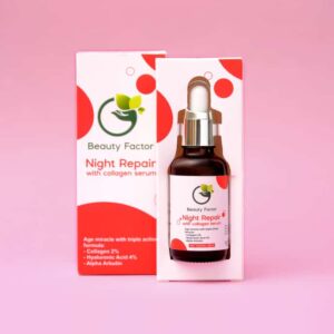 beauty factor Night Repair Collagen Serum (30ml) - Image 5