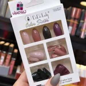 96 PCs nails without glue or sticker (Random Color) - Image 5