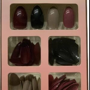 96 PCs nails without glue or sticker (Random Color) - Image 3