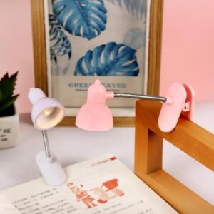 Mini Book Light with Clip Portable LED Reading Lamp Travel Bedroom Night Light Night (Random color) - Image 3