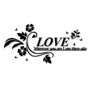 Love quotewall art Wall Art | Wall Decor Wall frame I Wall frame for bedroom I black color - Image 2