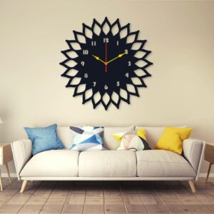 Sun Round clock Wall Clock Stylish Design Home Decoration Wall - Image 1
