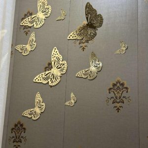 Golden Mirron Butterfly  Home Wall art - Image 1