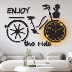Enjoy the ride clock with light DIY clock - Image 1