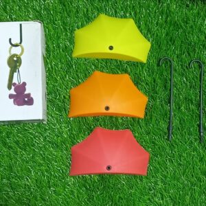 (NW000239) Pack of 3 - Umbrella Hooks | Key Jewelry Glasses etc Holder (Random color) - Image 5
