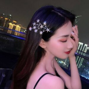 Korean Star Hair Pin For Girls Pack of 2 - Image 3