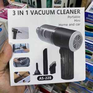 3 In 1 Portable Vacuum Cleaner Wireless Hand-held Cleaning For Car Home (As 228) - Image 5