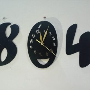 3d wall clock Wooden Wall Clock(804) - Image 1