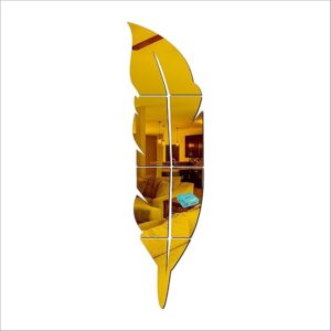 3d Acrylic Wall leaf Mirror reflection Room Decor - Image 1