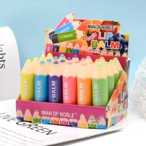 ( PACK OF 12 ) PENCIL SHAPE LIP BALM - Image 1