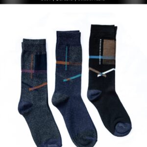 Pack Of 6 Men Socks Casual/Formal In best Different Pattern /Design - Image 1