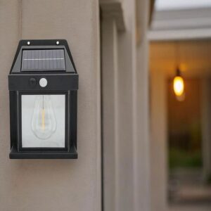 Solar Tungsten Filament Wall Lamp ? Outdoor Intelligent Induction Light for Garden, Courtyard & Villa - Image 3