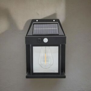 Solar Tungsten Filament Wall Lamp ? Outdoor Intelligent Induction Light for Garden, Courtyard & Villa - Image 4