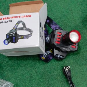 Headlamp Rechargeable Powerful Head Lamp with Built-in Battery Outdoor Camping Headlight Head Flashlight Head Light - Image 5