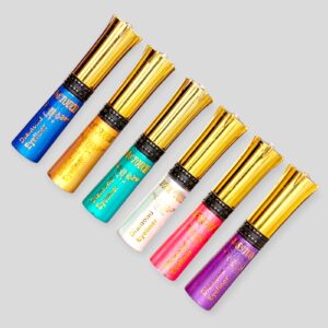 (Pack of 6 ) Rose Touch Glitter  Diamond Eyeliner Waterproof - Image 3