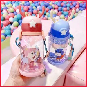 Reindeer Thorn Shape Water Bottle For Kids (600ML) (random color) - Image 4