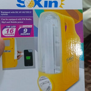 QM828D Led rechargeable emergency light with flashlight power bank for home vehicle (Random color) - Image 2