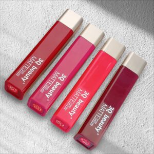 Pack of 4 3Q Beauty MATTE VIVED Lipgloss (Waterproof) - Image 3