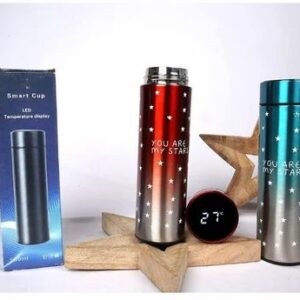Stars Colorful smart LED Temperature Bottle (500ml) - Random Color - Image 4