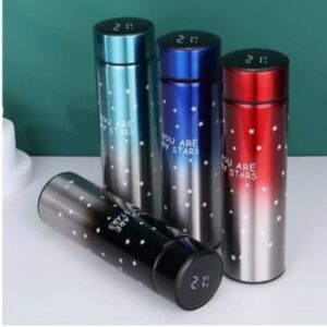 Stars Colorful smart LED Temperature Bottle (500ml) - Random Color - Image 5