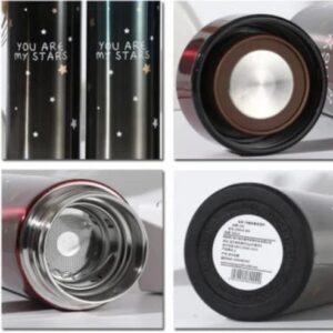 Stars Colorful smart LED Temperature Bottle (500ml) - Random Color - Image 3