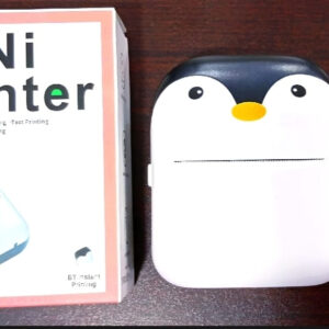 The Adorable Penguin Design Rechargeable Portable Mini Printer (random color) - Image 2