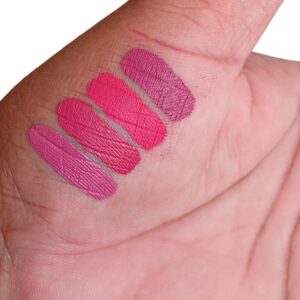 Pack of 4  3Q Beauty MATTE VIVED Lipgloss (Waterproof) - Image 1