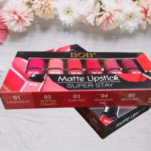 Pack of 6 Matte Bob Lipstick Set - Image 4