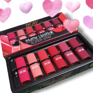 Pack of 6 Matte Bob Lipstick Set - Image 5