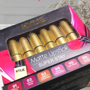 6 in 1 Kylie Matt Lipstick kit - Kelly 6 Shade Collection - Image 2