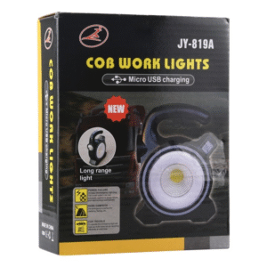 JY-819A 10W Solar Rechargeable White Light COB LED Work Light, Handheld Camping Lamp with Solar Panel - Image 3