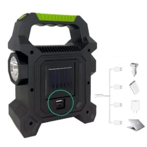 Multifunctional Solar Portable Emergency Lamp JY-258a | LED Torch light powerbank for outdoor camping - Image 4