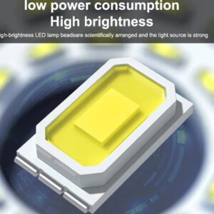 Emergency Light Multifunctional Camping Lantern Lamp, Black and White - ZJ-1158 - Image 1