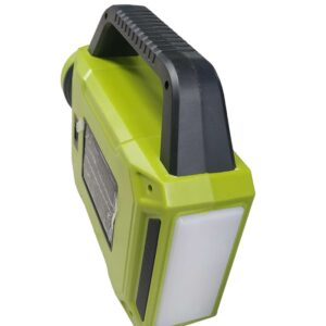 Rechargeable LED flashlight with solar panel - 6689A (Random color) - Image 4