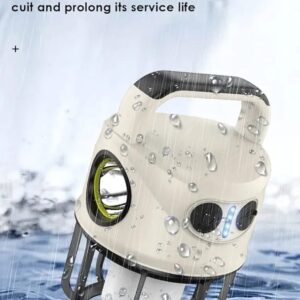 Portable Camping Lights with 4 Lighting Modes, Torch Mode, USB Rechargeable Camping hiking Lantern with Hook, Waterproof Tent Light - Image 4