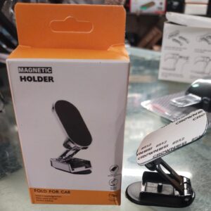 Folding Car Mobile Phone Bracket Base Strong Magnetic Suction 360 Degree Rotating Adjustable Height Air Outlet Navigation Holder - Mobile Stand - Phone Stand - Stand For Mobile Phone - Image 5