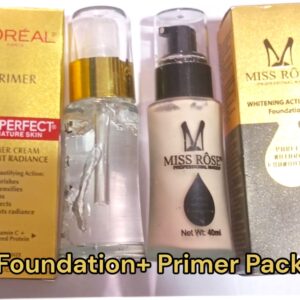 Liquid Miss rose Foundation and L'Oreal Primer Pack - Image 1