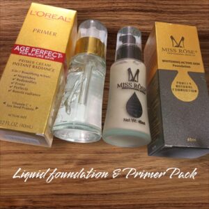 Liquid Miss rose Foundation and L'Oreal Primer Pack - Image 2