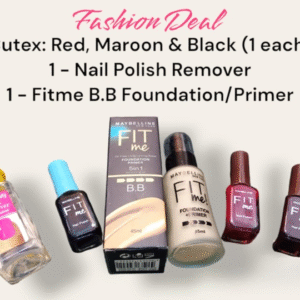 5 in 1 makeup Beauty deal  Nail Polish, Nail Polish Remover, Foundation, Primer - Image 1